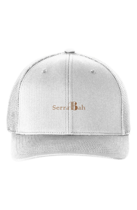 Apliiq hat One Size / White Serra Bah Flexfit Trucker Cap - White