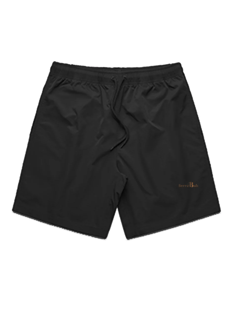 Apliiq Shop SB Brand 32 / Black Serra Bah Men's Training Shorts