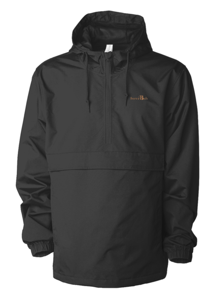 Apliiq Shop SB Brand Serra Bah Water Resistant Anorak Jacket - Black