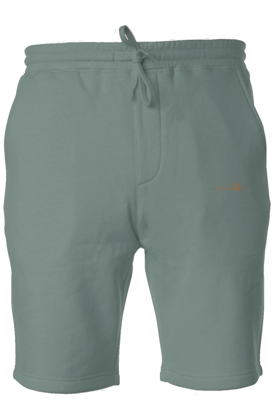 Serra Bah Pigment Dyed Fleece Shorts - Green