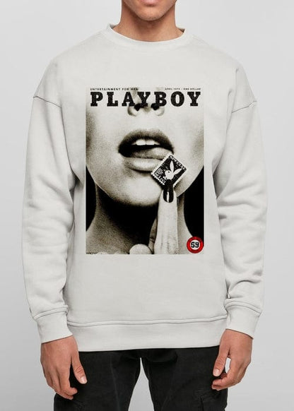Blush Coeus Men's Clothing S / Grey Men's Sweatshirt design PlayBoy