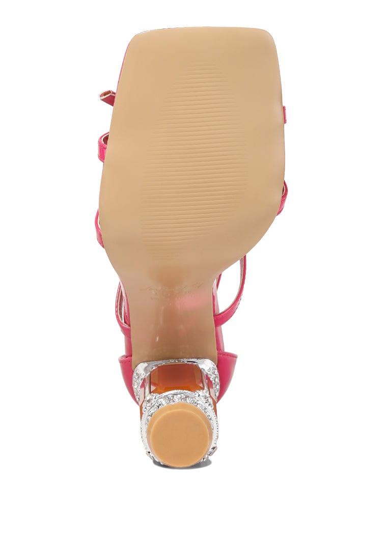 Ruby Smudge Women's Footwear Affluence Jewelled High Heel Sandals
