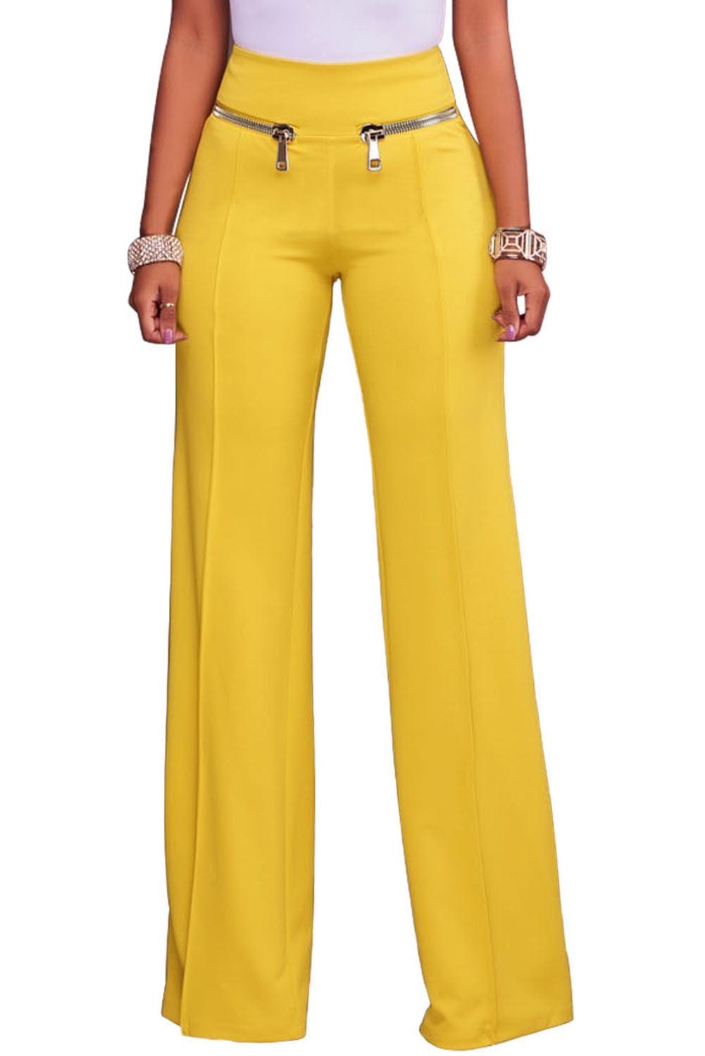 Scarlet Chaos Women's Clothing PANTS EMANUELA - YELLOW