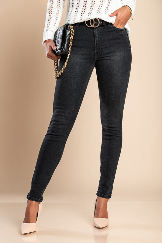 Scarlet Chaos Women's Jeans Stretch Skinny jeans, Black