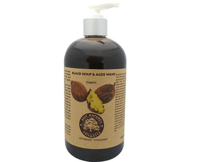 Yellow Poppy Bodycare 8 Organic Black Soap & Aloe Wash 8oz/240ml